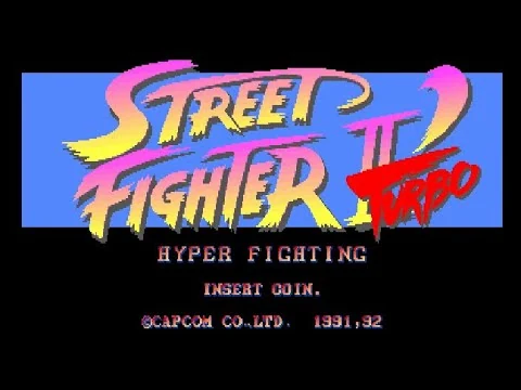 画像 レトロゲーム　カプコン『ストリートファイターII'TURBO HYPER FIGHTING』（AC1992年）