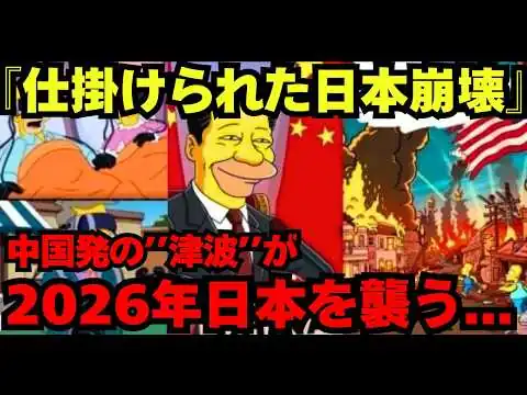 画像 隠蔽された2026年予言…シンプソンズが警告するXデーと日本に起こる"第二の津波"とは【都市伝説 ミステリー】