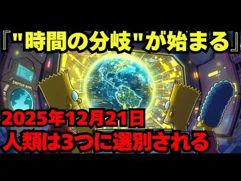 画像 2025年12月21日まであと8日、シンプソンズが30年前に予言した"時間の分岐"がついに始まる