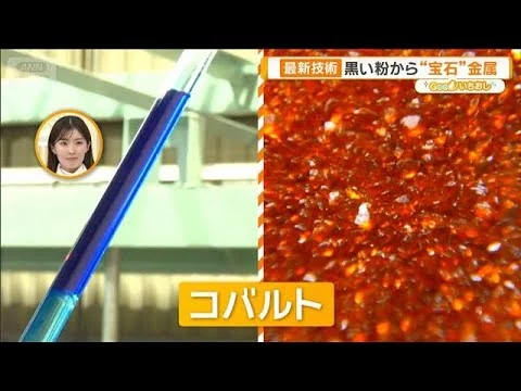 画像 世界最先端！廃電池からレアメタル　リチウムは90％超え回収成功