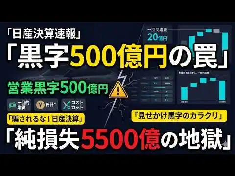 画像 【日産復活は本当か？】営業黒字500億円の裏で純損失5500億円…黒字転換のカラクリを解説