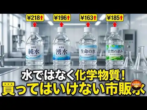 画像 【驚愕】絶対に買ってはいけない市販のミネラルウォーター11選！微小プラスチックや有害物質の危険性と本当に安全なおすすめ代替ブランド8選を徹底解説