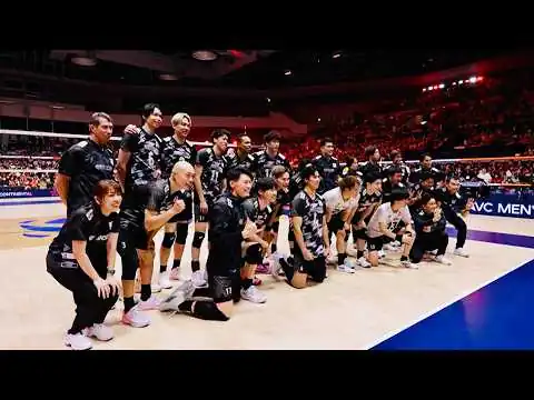 画像 【試合ハイライト】ロス五輪まであと2勝！ 日本男子がインドにストレート勝利 ⚡️準々決勝⚡️【バレーボールアジア選手権 日本×インド】