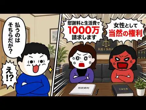 画像 嫁の弁護士「慰謝料と生活費で1000万請求します」俺「払うのはそちら」と反論した結果